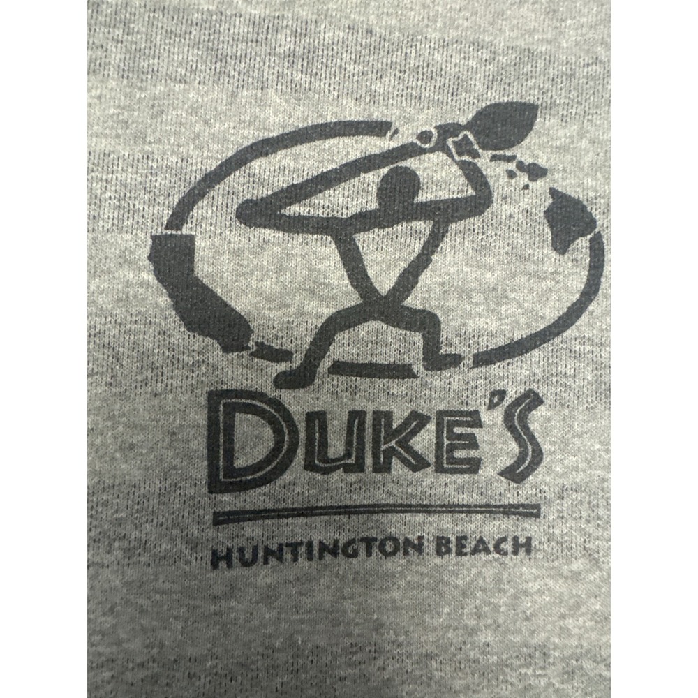 Bluebin Duke's Huntington Beach Hoodie Mens 2XL Gray Striped Full Zip Sweatshirt